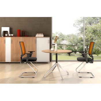 Potenza Executive Meeting Table Birch 900mm