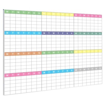 Custom Printed Whiteboard with Slim Frame (Your Logo or Design)