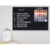 Executive Framed Felt Changeable Menu Letter Board 