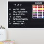 Executive Framed Felt Changeable Menu Letter Board 