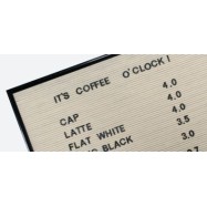 Executive Framed Felt Changeable Menu Letter Board 