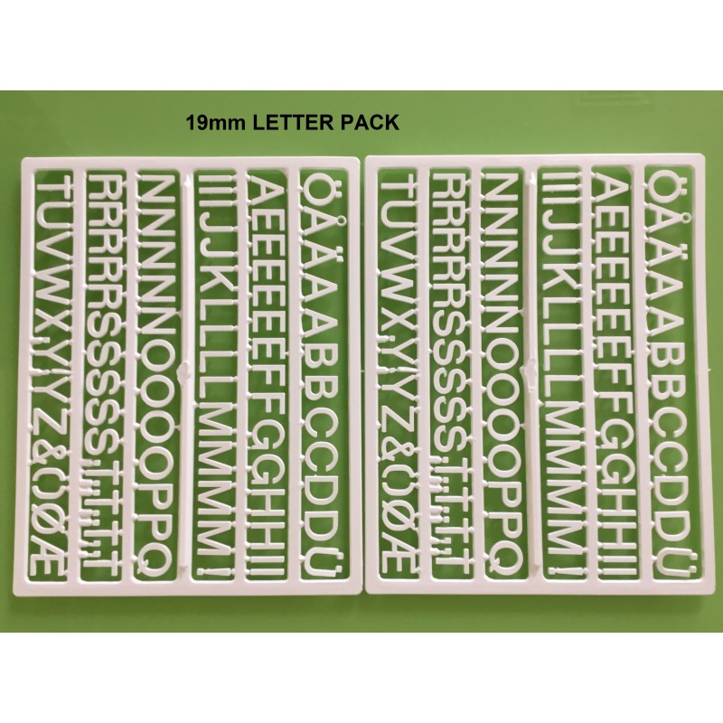 Executive Letters and Numbers for Letterboards  