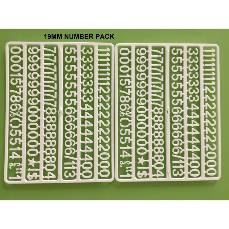 Executive Letters and Numbers for Letterboards  