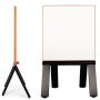 BUZZ Double Sided  Mobile Porcelain Whiteboard