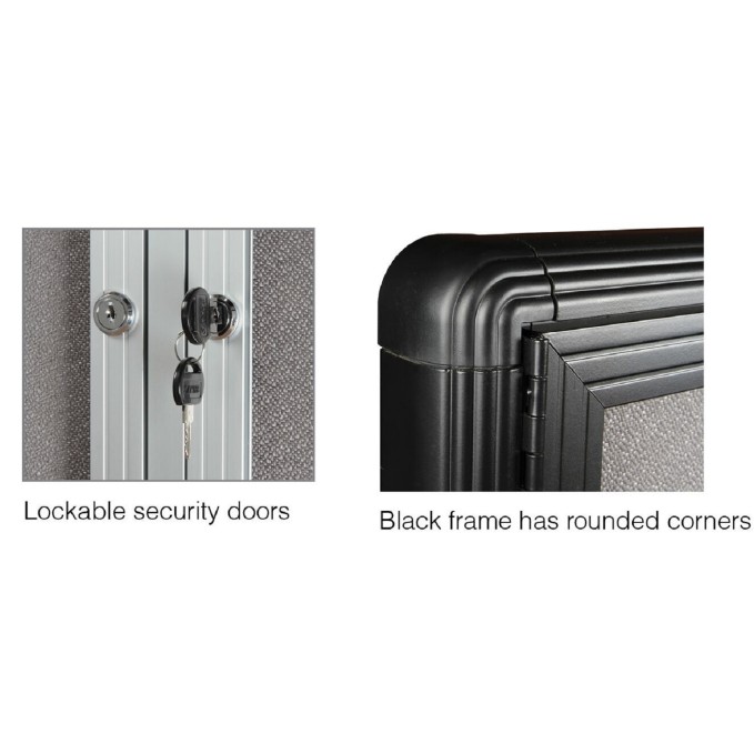 Be Noticed Hinged Door Notice Cases
