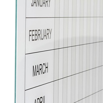 Year Planner - Magnetic Glass 