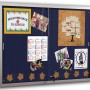 Sliding Glass Door Display Case - Felt