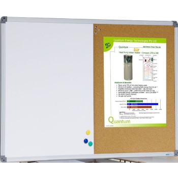 Combi Whiteboard and Corkboard