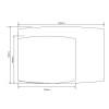 Lumiere ARC Magnetic Glassboard