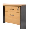 Rapid Worker Fixed 2 Drawer Pedestal