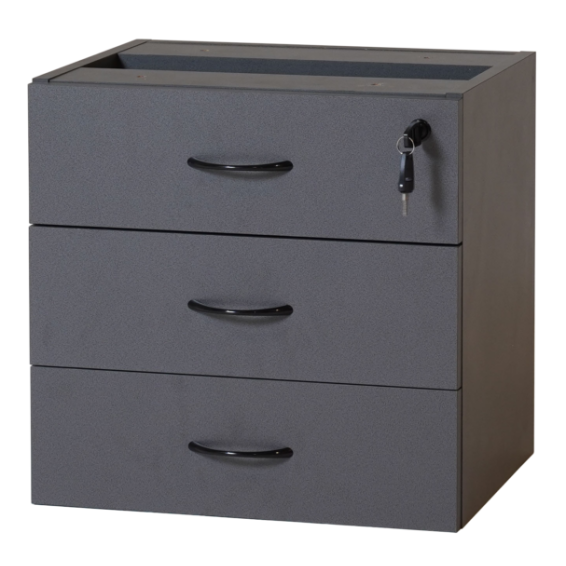 Rapid Worker Fixed 3 Drawer Pedestal
