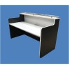 Classic Reception Desk White & Black