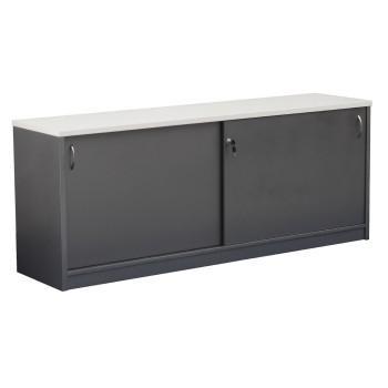 Reception Counter Buffet - Metallic Grey