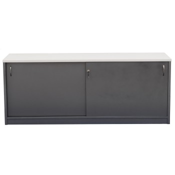 Reception Counter Buffet - Metallic Grey
