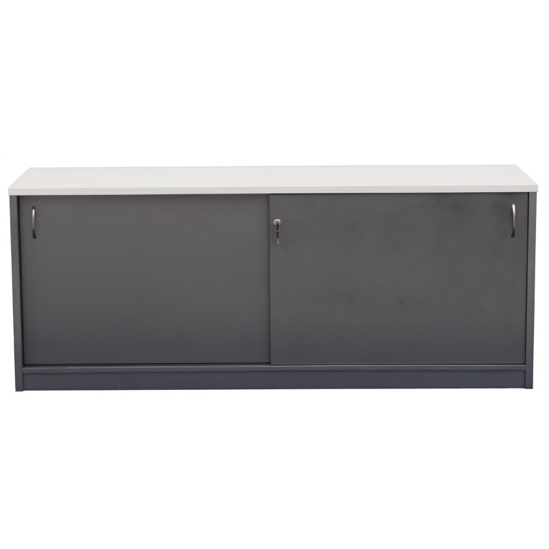 Reception Counter Buffet - Metallic Grey