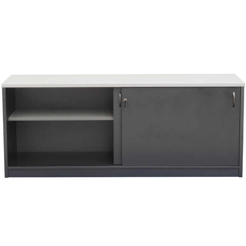Reception Counter Buffet - Metallic Grey