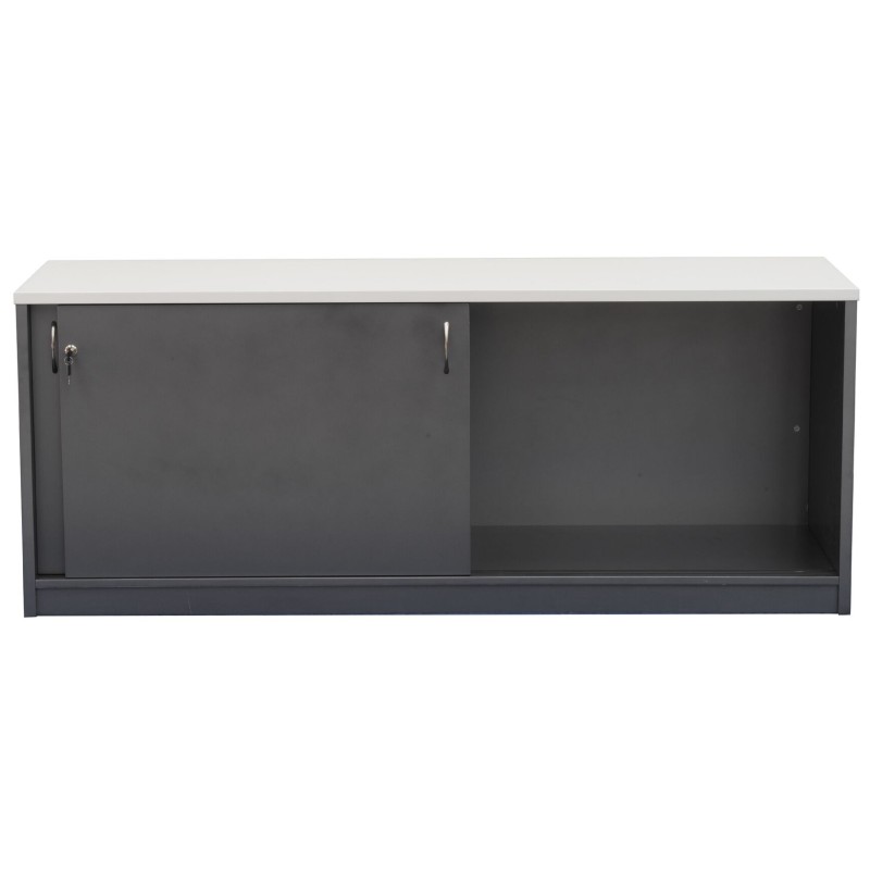 Reception Counter Buffet - Metallic Grey