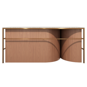 Astrid Reception Desk CHOICE OF COLOURS & CUSTOM SIZES AVAILABLE