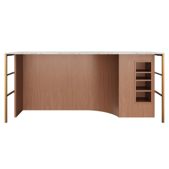 Astrid Reception Desk CHOICE OF COLOURS & CUSTOM SIZES AVAILABLE