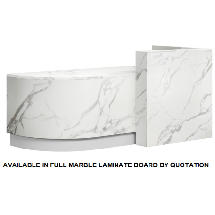 Cosmo Reception Desk CHOICE OF COLOURS & CUSTOM SIZES AVAILABLE