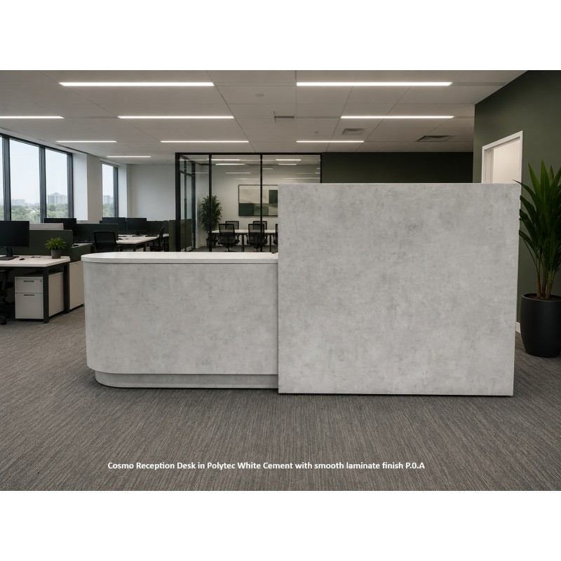 Cosmo Reception Desk CHOICE OF COLOURS & CUSTOM SIZES AVAILABLE