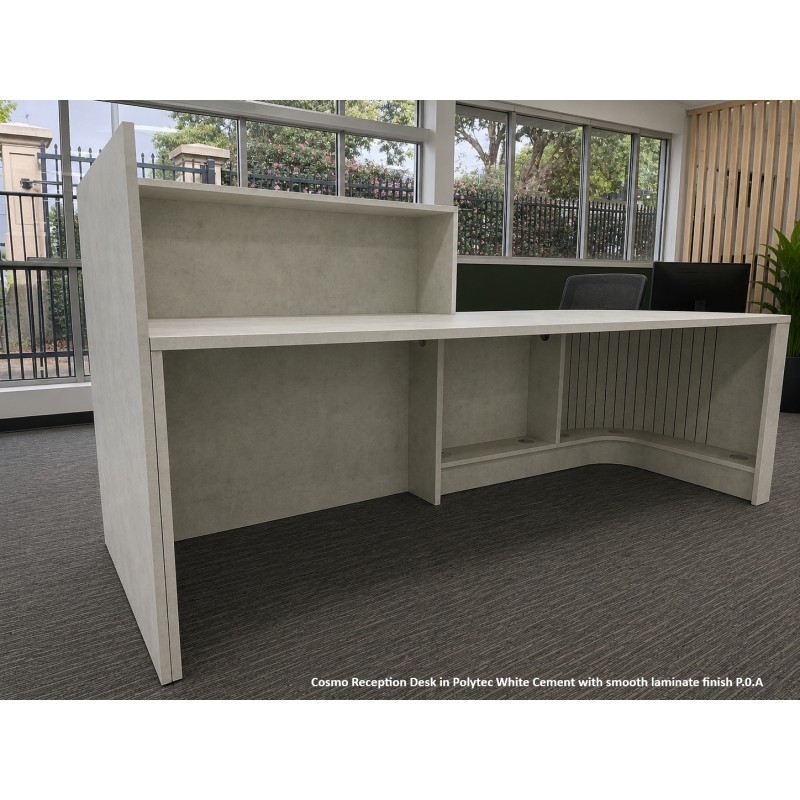 Cosmo Reception Desk CHOICE OF COLOURS & CUSTOM SIZES AVAILABLE