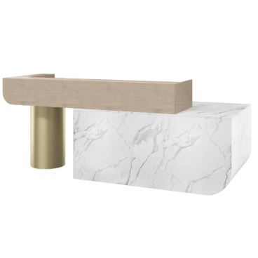 Lotus Reception Desk HUGE CHOICE OF COLOURS & CUSTOM SIZES AVAILABLE