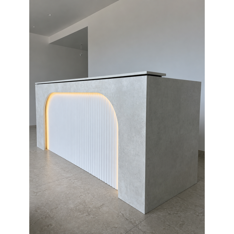 Lyla Reception Desk CHOICE OF COLOURS & CUSTOM SIZES AVAILABLE