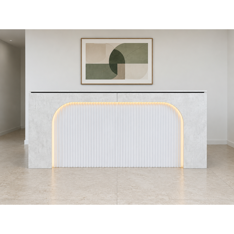 Lyla Reception Desk CHOICE OF COLOURS & CUSTOM SIZES AVAILABLE