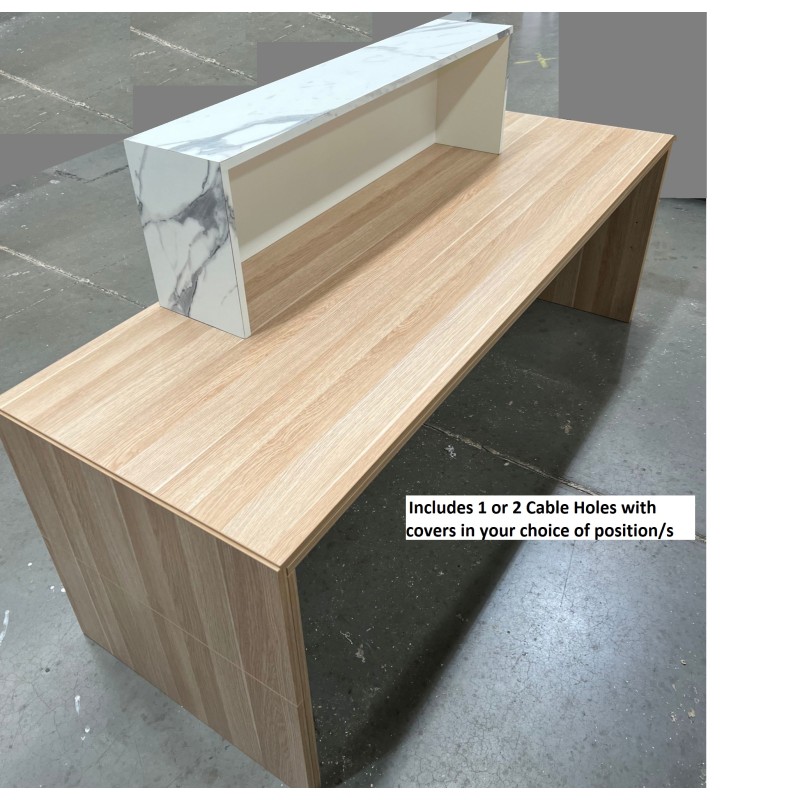 Maddox Reception Desk HUGE CHOICE OF COLOURS & CUSTOM SIZES AVAILABLE