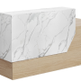 Mies Covet Marble Customisable Reception Desk HUGE CHOICE OF COLOURS & CUSTOM SIZES AVAILABLE