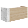 Mies Boxer Marble Customisable Reception Desk HUGE CHOICE OF COLOURS & CUSTOM SIZES AVAILABLE