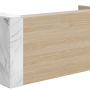 Mies Boxer Marble Customisable Reception Desk HUGE CHOICE OF COLOURS & CUSTOM SIZES AVAILABLE