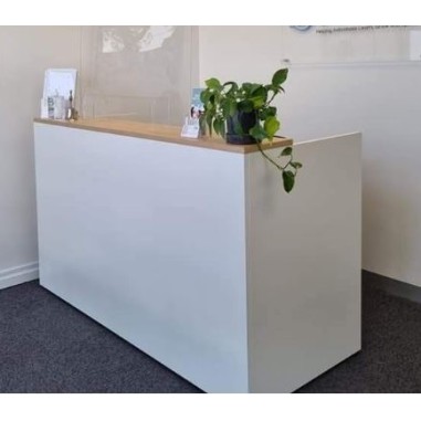 Mies CounterTop Customisable Reception Desk HUGE CHOICE OF COLOURS & CUSTOM SIZES AVAILABLE