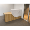 Mies Covet Marble Customisable Reception Desk HUGE CHOICE OF COLOURS & CUSTOM SIZES AVAILABLE