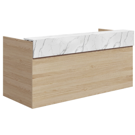 Mies Shadow Marble Customisable Reception Desk HUGE CHOICE OF COLOURS & CUSTOM SIZES AVAILABLE