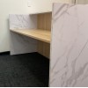 Mies Summit Marble/Inkline Customisable Reception Desk HUGE CHOICE OF COLOURS & CUSTOM SIZES AVAILABLE