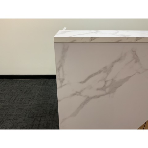 Mies Summit Marble/Inkline Customisable Reception Desk HUGE CHOICE OF COLOURS & CUSTOM SIZES AVAILABLE