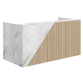 Mies Summit Marble/Inkline Customisable Reception Desk HUGE CHOICE OF COLOURS & CUSTOM SIZES AVAILABLE