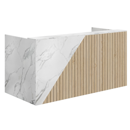 Mies Summit Marble/Inkline Customisable Reception Desk HUGE CHOICE OF COLOURS & CUSTOM SIZES AVAILABLE