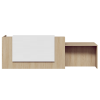 Mies Waterfall Mobility Reception Desk  HUGE CHOICE OF COLOURS & CUSTOM SIZES AVAILABLE