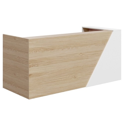 Mies Bevel End Customisable Reception Desk HUGE CHOICE OF COLOURS & CUSTOM SIZES AVAILABLE