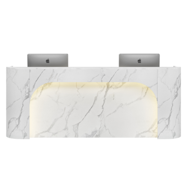 Opal Reception Desk CHOICE OF COLOURS & CUSTOM SIZES AVAILABLE