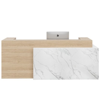 Perri  Selectric Sit / Stand Reception Desk HUGE CHOICE OF COLOURS & CUSTOM SIZES AVAILABLE