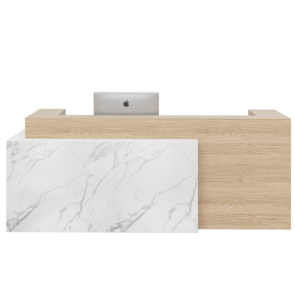 Perri  Selectric Sit / Stand Reception Desk HUGE CHOICE OF COLOURS & CUSTOM SIZES AVAILABLE