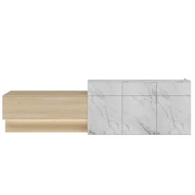 Rokko Reception Desk CHOICE OF COLOURS & CUSTOM SIZES AVAILABLE