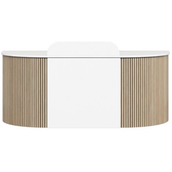 Roxi Front Panel Reception Desk CHOICE OF COLOURS & CUSTOM SIZES AVAILABLE