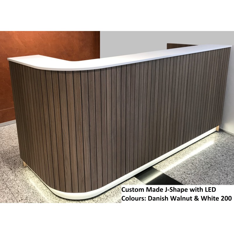 Roxi Arena Reception Desk CHOICE OF COLOURS & CUSTOM SIZES AVAILABLE