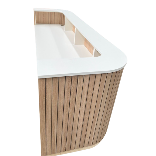 Roxi Arena Reception Desk CHOICE OF COLOURS & CUSTOM SIZES AVAILABLE