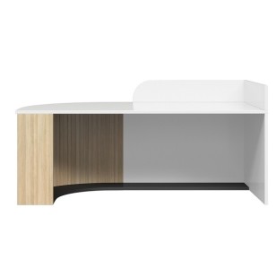 Roxi Mini Marble Reception Desk CHOICE OF COLOURS & CUSTOM SIZES AVAILABLE